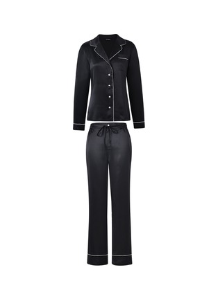 首图 –点击放大 - SILKY MIRACLE - Miracle Silk Pyjama Set — Black/Size S