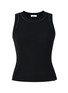 首图 –点击放大 - SILKY MIRACLE - Nude Swarovski Crystal Tank Top — Black/Size S
