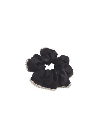 首图 –点击放大 - SILKY MIRACLE - Flame Silk Scrunchie — Black