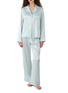首图 –点击放大 - SILKY MIRACLE - Miracle Silk Pyjama Set — Blue/Size M