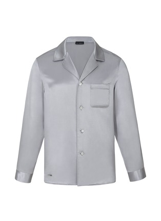 首图 –点击放大 - SILKY MIRACLE - Miracle Men's Silk Pyjama Set — Grey/Size M