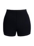 首图 –点击放大 - SILKY MIRACLE - Nude Swarovski Crystal Brief Shorts — Black/Size S