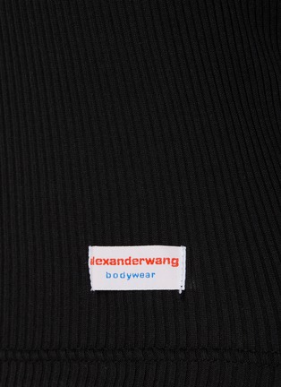  - ALEXANDERWANG - 纯棉罗纹长袖 T 恤