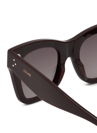 细节 - 点击放大 - CELINE - 3 Dots Acetate Square Sunglasses