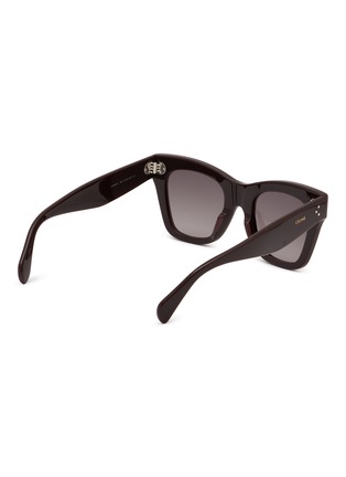 模特儿示范图 - 点击放大 - CELINE - 3 Dots Acetate Square Sunglasses