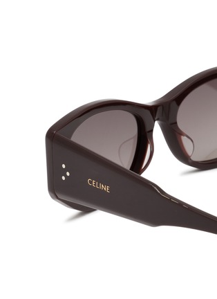 细节 - 点击放大 - CELINE - 3 Dots Acetate Round Sunglasses