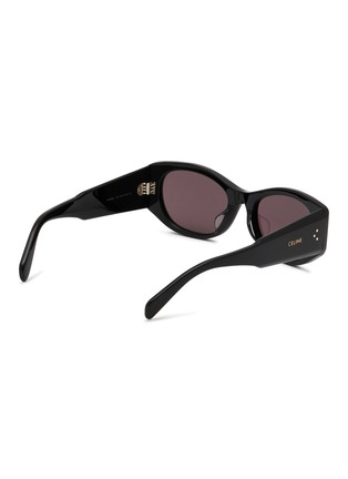 模特儿示范图 - 点击放大 - CELINE - 3 Dots Acetate Round Sunglasses