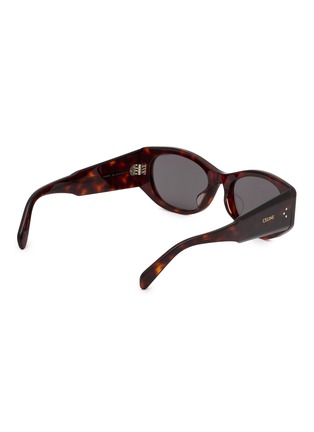 模特儿示范图 - 点击放大 - CELINE - 3 Dots Acetate Round Sunglasses