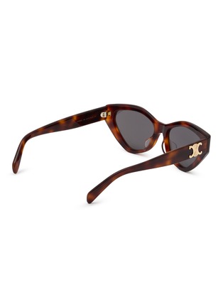 模特儿示范图 - 点击放大 - CELINE - Triomphe Acetate Cat Eye Sunglasses