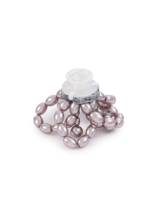 细节 - 点击放大 - CROCS - Black Pearl Beaded Floral Jibbitz™ Charm