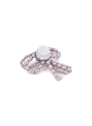 细节 - 点击放大 - CROCS - Black Pearl Beaded Bow Jibbitz™ Charm