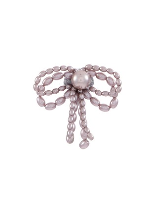 首图 - 点击放大 - CROCS - Black Pearl Beaded Bow Jibbitz™ Charm