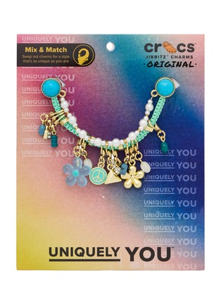 首图 - 点击放大 - CROCS - Blue Adjustable Charm Chain Jibbitz™ Charm