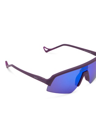 细节 - 点击放大 - DISTRICT VISION - Choji Turbo Blade Acetate Rectangle Sunglasses