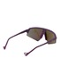 模特儿示范图 - 点击放大 - DISTRICT VISION - Choji Turbo Blade Acetate Rectangle Sunglasses