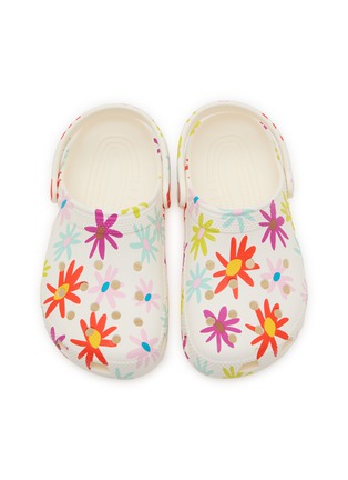 模特儿示范图 - 点击放大 - CROCS - Classic Crafted Daisy Kids' Clogs
