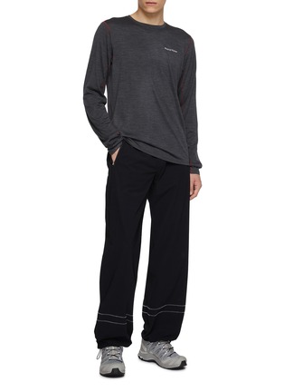 模特儿示范图 - 点击放大 - DISTRICT VISION - Long Sleeve Merino Wool Top