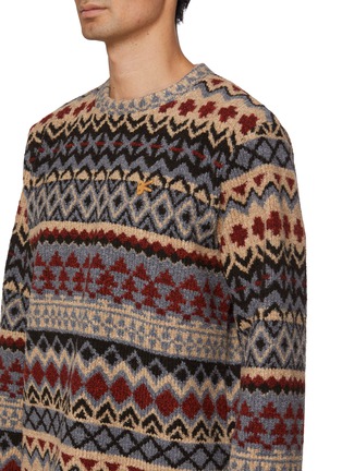  - DISTRICT VISION - Jacquard Crewneck Knit Sweater