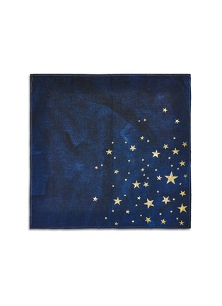 首图 –点击放大 - SUMMERILL & BISHOP - Falling Stars Linen Napkin — Ink Blue