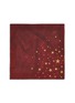 首图 –点击放大 - SUMMERILL & BISHOP - Falling Stars Linen Napkin — Claret Red
