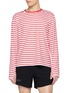 首图 - 点击放大 - UNNA - Striped Long Sleeve T-Shirt