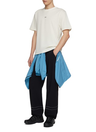 模特儿示范图 - 点击放大 - UNNA - Smiles Club Cotton Blend T-Shirt