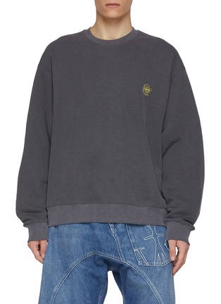 首图 - 点击放大 - SOLID HOMME - LOGO 纯棉套头衫