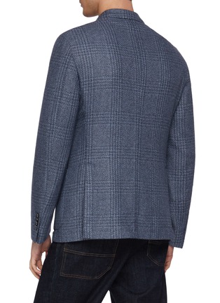 背面 - 点击放大 - EQUIL - Jack Single Breasted Plaid Garment Dyed Blazer