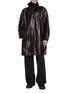 模特儿示范图 - 点击放大 - MM6 MAISON MARGIELA - Oversized Sports Leather Jacket