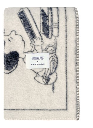 首图 –点击放大 - MAISON DEUX - X PEANUTS 图案羊毛毯