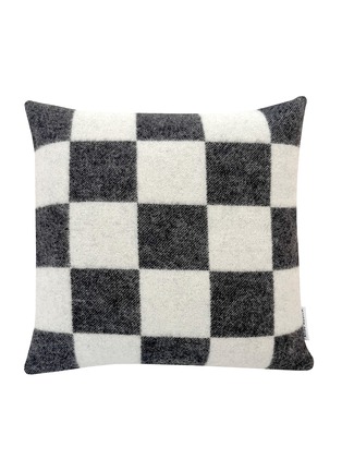 首图 –点击放大 - MAISON DEUX - Checkerboard Cushion Cover — Black/White