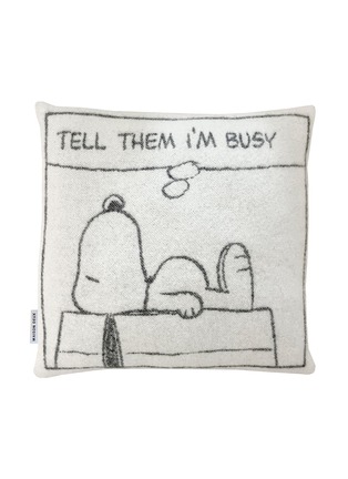 细节 –点击放大 - MAISON DEUX - x Peanuts Busy Comic Cushion Cover — Set Of 2