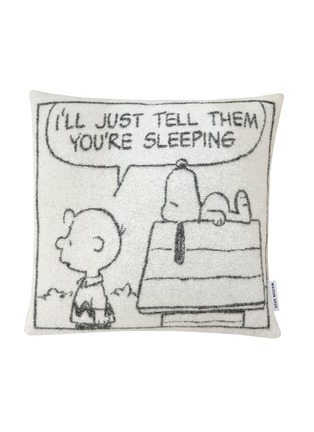 细节 –点击放大 - MAISON DEUX - x Peanuts Busy Comic Cushion Cover — Set Of 2