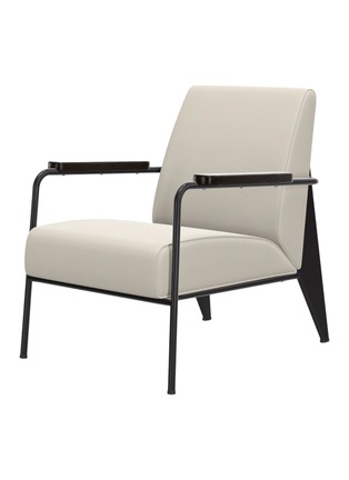 首图 –点击放大 - VITRA - Fauteuil de Salon Lounge Chair — White/Black