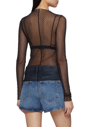 背面 - 点击放大 - FREE PEOPLE - Minding My Business Long Sleeve Sheer Top