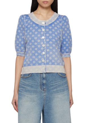 首图 - 点击放大 - FREE PEOPLE - Isla Patterned Wool Cashmere Cardigan