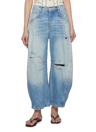 首图 - 点击放大 - FREE PEOPLE - Good Luck Barrel Light Wash Jeans