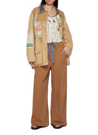 模特儿示范图 - 点击放大 - FREE PEOPLE - Belted Waist Pants