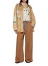 模特儿示范图 - 点击放大 - FREE PEOPLE - Garden Tamer Patchwork Cotton Jacket