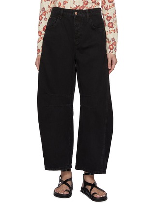 首图 - 点击放大 - FREE PEOPLE - Good Luck Mid Rise Cotton Denim Barrel Jeans