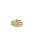 细节 - 点击放大 - JOHN HARDY - Spear 18K Gold Diamond Garnet Gold Double Coil Ring — Size 8