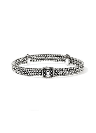 细节 - 点击放大 - JOHN HARDY - Icon Link Sterling Silver Flat Chain Bracelet — Size UL