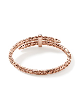 细节 - 点击放大 - JOHN HARDY - Spear 14K Rose Gold Diamond Flex Cuff — Size S