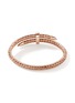 细节 - 点击放大 - JOHN HARDY - Spear 14K Rose Gold Diamond Flex Cuff — Size S