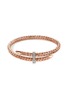 首图 - 点击放大 - JOHN HARDY - Spear 14K Rose Gold Diamond Flex Cuff — Size S