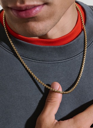 细节 - 点击放大 - JOHN HARDY - Box Chain 14K Gold Necklace — Size 22"