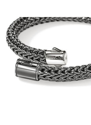 细节 - 点击放大 - JOHN HARDY - Icon Silver Sterling Silver Black Rhodium Bracelet — Size UM