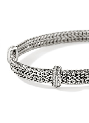 细节 - 点击放大 - JOHN HARDY - Icon Link Diamond Flat Chain Bracelet — Size UL