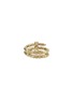 细节 - 点击放大 - JOHN HARDY - Spear 18K Gold Diamond Double Coil Ring — Size 7