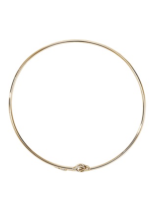 细节 - 点击放大 - JOHN HARDY - Naga 14K Gold Diamond Choker Necklace — Size 16"
